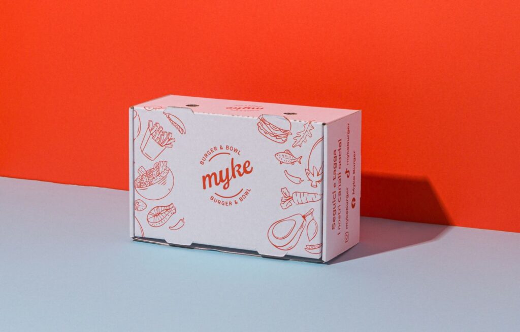 Packaging per hamburger personalizzato